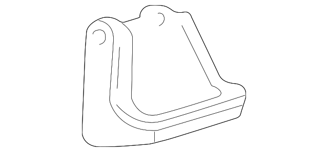 10229057 Деталь MOUNT BRACKET, LEFT