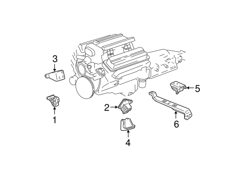 Camaro ENGINE & TRANS MOUNTING