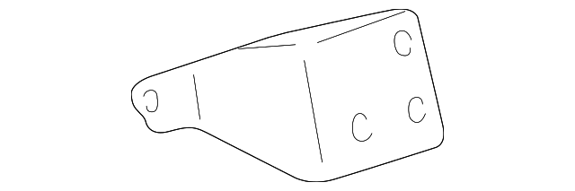 10198334 Деталь MOUNT BRACKET, RIGHT