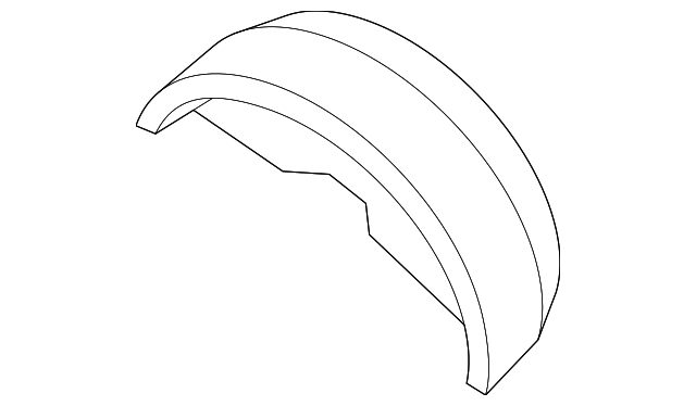 55362507AD Деталь WHEELHOUSE LINER, LEFT