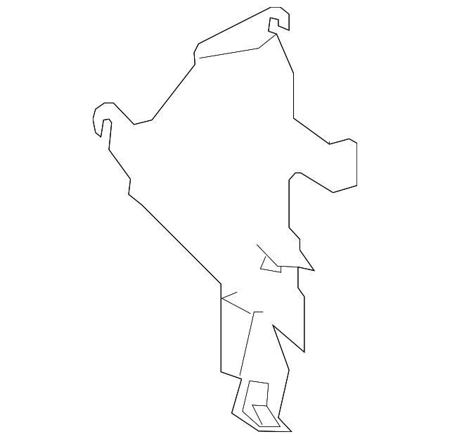 2165451640 Деталь CONTROL MODULE BRACKET