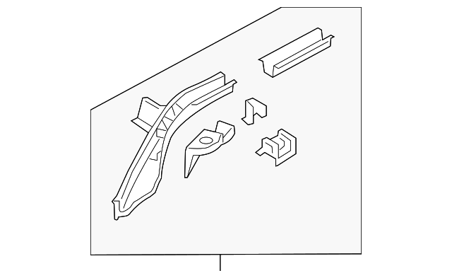 52150AJ07B9P Деталь SIDE RAIL ASSY, LEFT