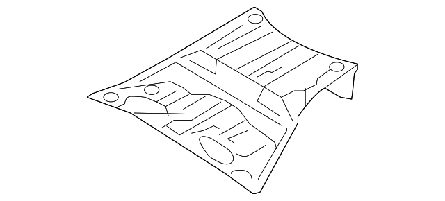 52122AJ02A9P Деталь CENTER FLOOR PAN