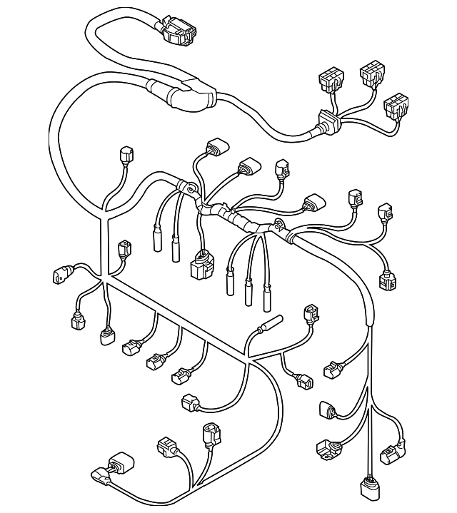 4L0-971-610-CG Деталь ENGINE HARNESS