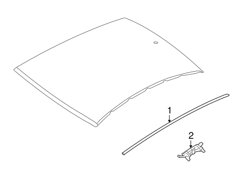 Elantra EXTERIOR TRIM - ROOF