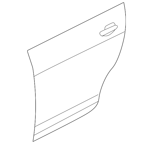 82152-7Y030 Деталь OUTER PANEL, RIGHT