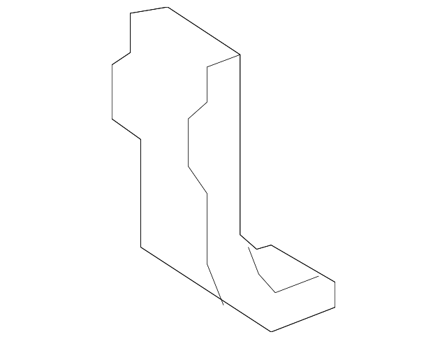 86637-A5000 Деталь IMPACT BAR LOWER BRACKET