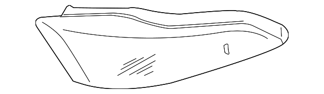 26554JJ51A Деталь LENS & HOUSING, RIGHT