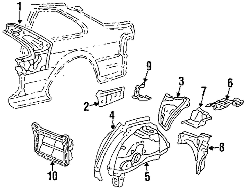 Tercel INNER STRUCTURE