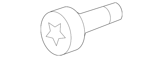 WHT-004-374 Деталь SEAT BELT ASSY SCREW, LEFT