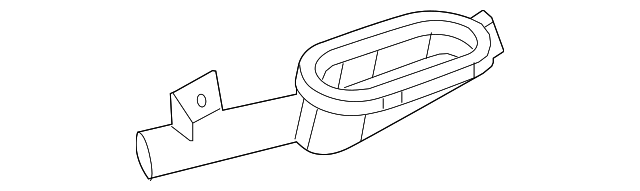 F5AZ-19E630-A Деталь DEFROSTER DUCT, RIGHT