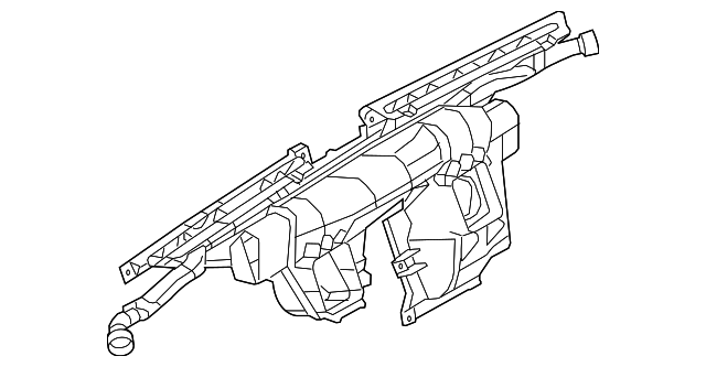 3W7Z-18D453-AA Деталь DEFROSTER DUCT