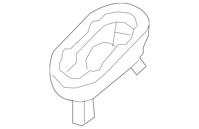 F5AZ-19E630-B Деталь DEFROSTER DUCT, LEFT