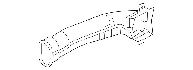 F5AZ-19B680-A Деталь SIDE DUCT, RIGHT