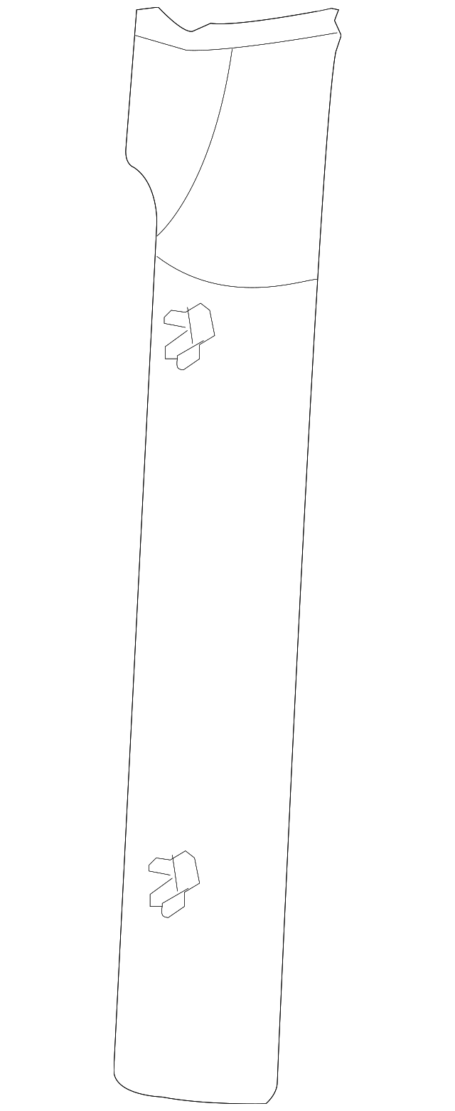 TR82RXFAB Деталь SIDE MOLDING, RIGHT
