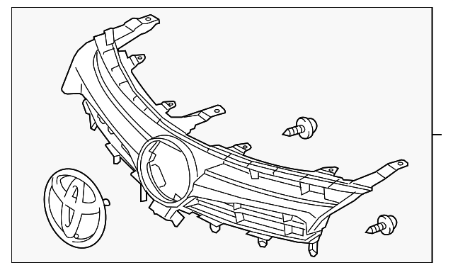 53101-06421 Деталь GRILLE ASSY