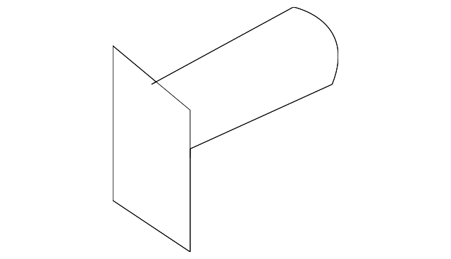 GK2A-50-674A Деталь BELT MOLDING END CAP, LEFT
