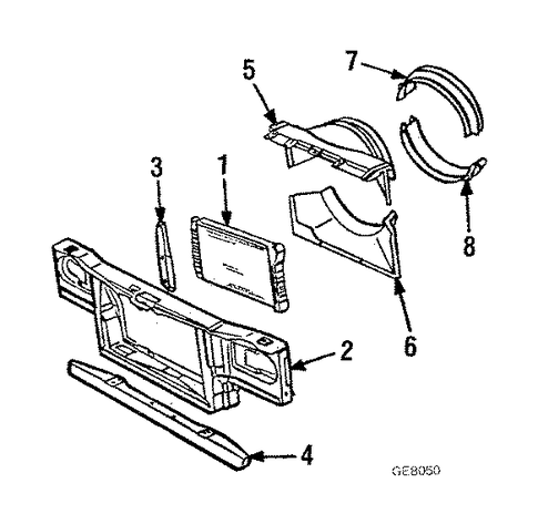El Camino RADIATOR & COMPONENTS