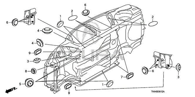 TL GROMMET (LOWER)