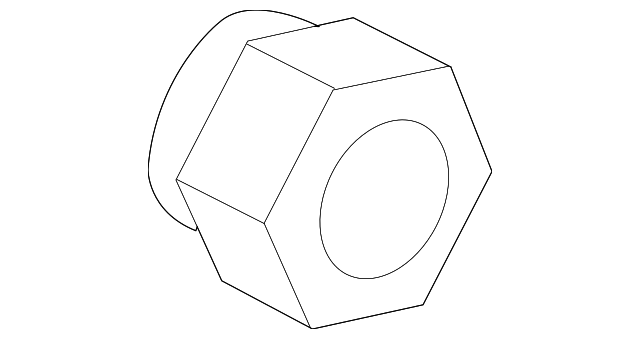6104707AA Деталь LAMP HOUSING NUT