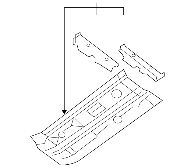 G4320-3SGMA Деталь FRONT FLOOR PAN, RIGHT