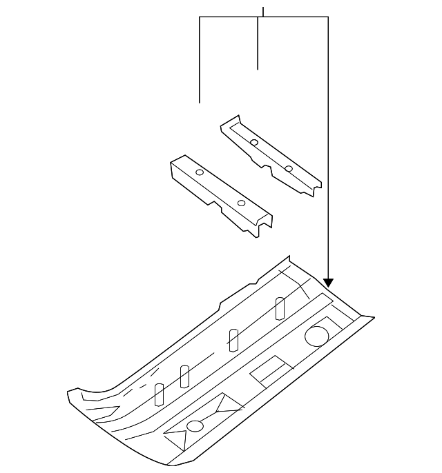 G4321-3SGMA Деталь FRONT FLOOR PAN, LEFT