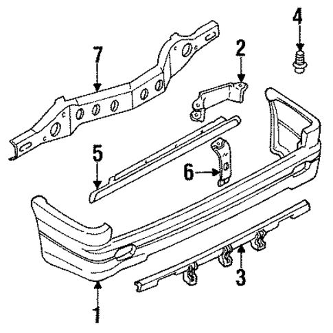 MPV BUMPER & COMPONENTS - REAR