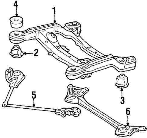 GS300 SUSPENSION MOUNTING