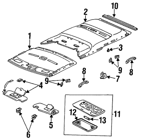 Oasis INTERIOR TRIM - ROOF