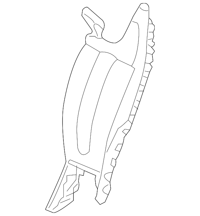 4E0-810-199-E Деталь FRONT SECTION, LEFT