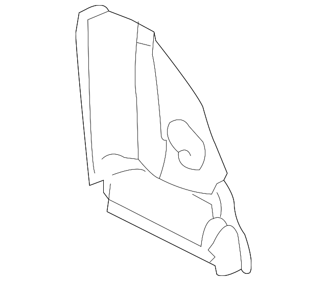 4E0-809-855-G Деталь REAR SECTION, LEFT