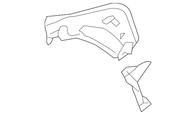 4E0-813-665-D Деталь REINF PLATE, LEFT