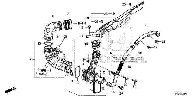 CIVIC SEDAN RESONATOR CHAMBER (2.4L) (KA / KC)