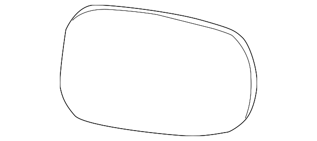 91032AE21A Деталь MIRROR GLASS, LEFT
