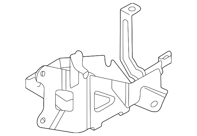 LD4843310 Деталь CONTROL MODULE BRACKET