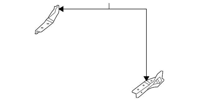 79110-3E000 Деталь HINGE, LEFT
