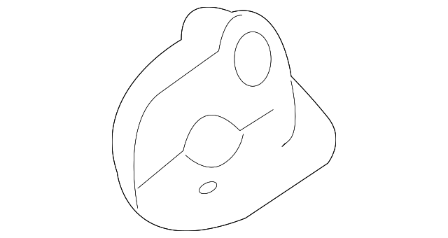 81165-3E000 Деталь LIFT CYLINDER LOWER BRACKET, LEFT