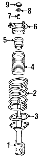 Tiburon STRUTS & COMPONENTS