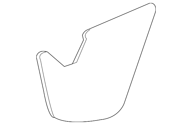 22617116 Деталь WATER SHIELD, RIGHT