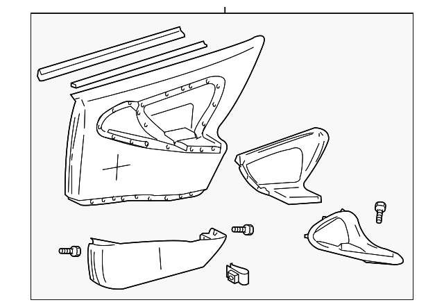 22618454 Деталь DOOR TRIM PANEL, RIGHT