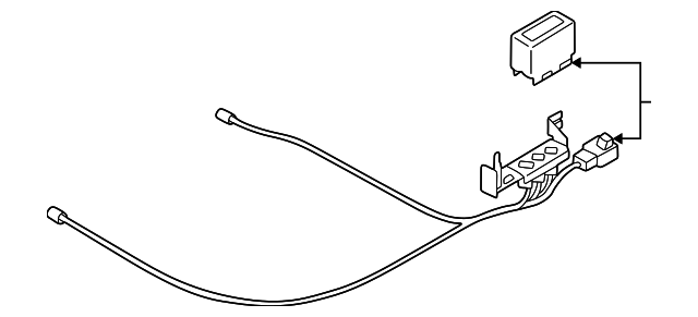 MR360198 Деталь WIRE HARNESS