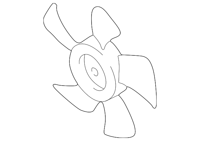 R190808 Деталь FAN BLADE