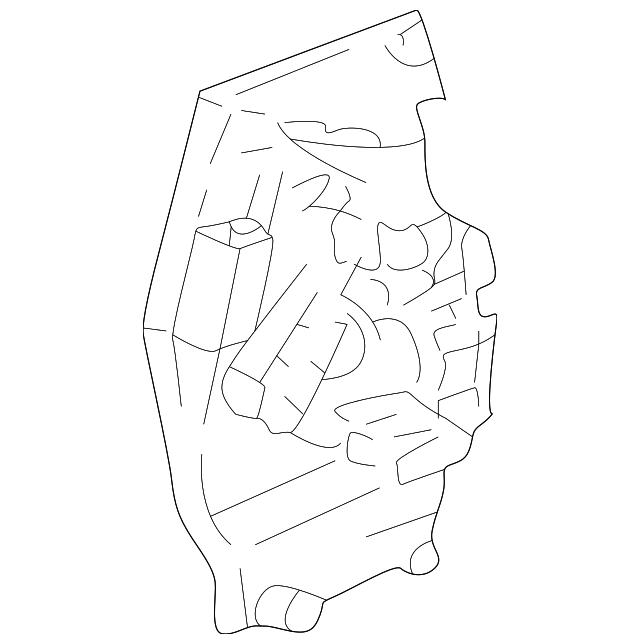 25766432 Деталь LOCK MODULE, LEFT