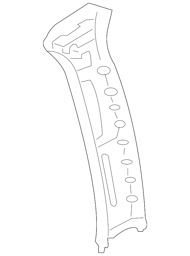 ZZCA-69-210A-32 Деталь UPR CTR PLR TRIM, LEFT
