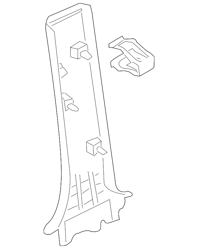 ZZCA-69-220A-03 Деталь LWR CTR PLR TRIM, LEFT