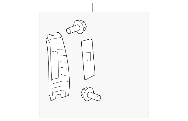 62410-48071-E0 UPR CTR PLR TRIM, RIGHT