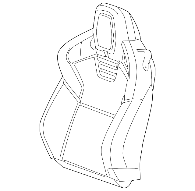 23128291 Деталь SEAT BACK COVER, LEFT
