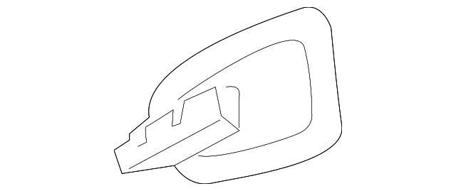 23424970 Деталь TRIM BEZEL, LEFT