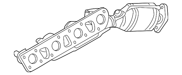 140021CA0A Деталь EXHAUST MANIFOLD, LEFT