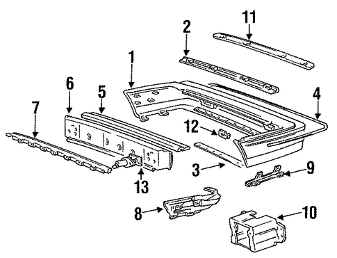 Colt BUMPER & COMPONENTS - REAR